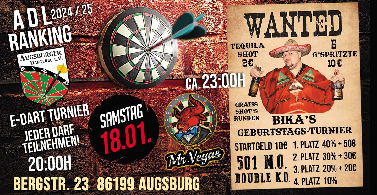 SA. 18.01.25 || E-DART MARATHON @ Mr. Vegas Augsburg