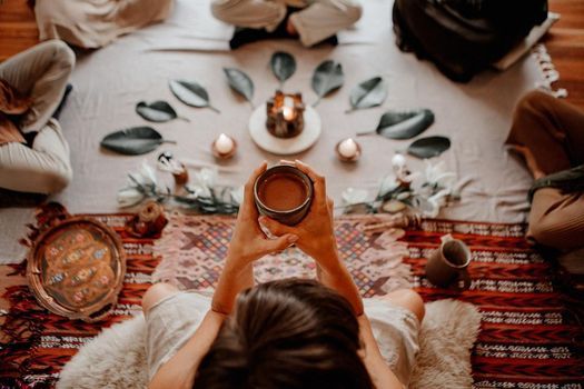 cacao ritual circle