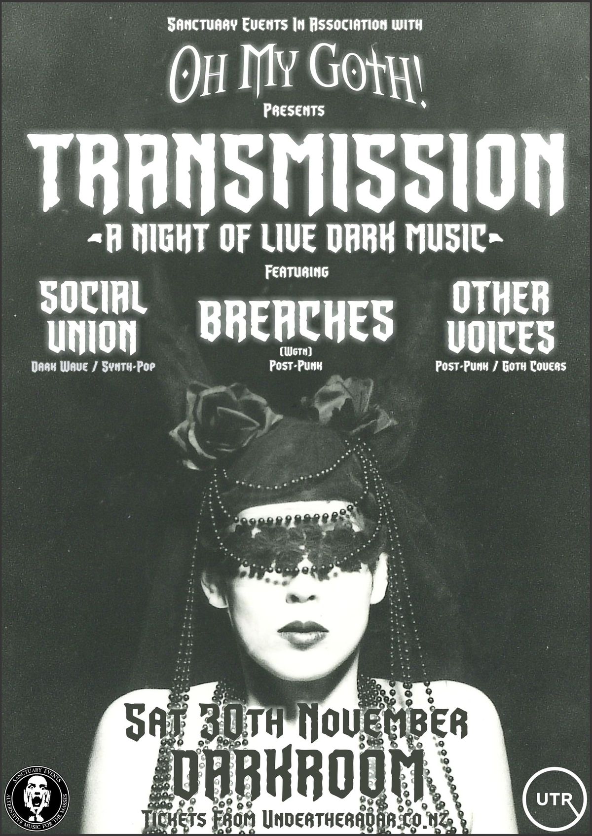 TRANSMISSION : A Night of Live Dark Music w\/ Breaches, Social Union & Other Voices