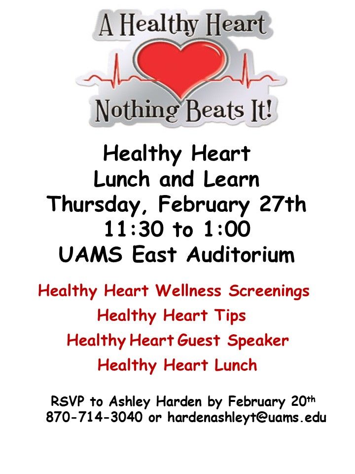 A Heart Healthy Lunch and Learn