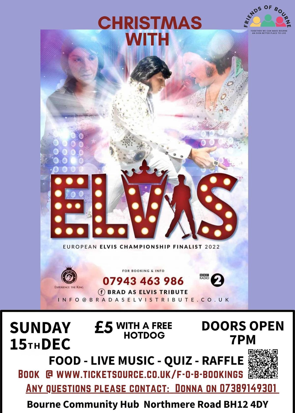 Celebrate Christmas with Brad who is Elvis