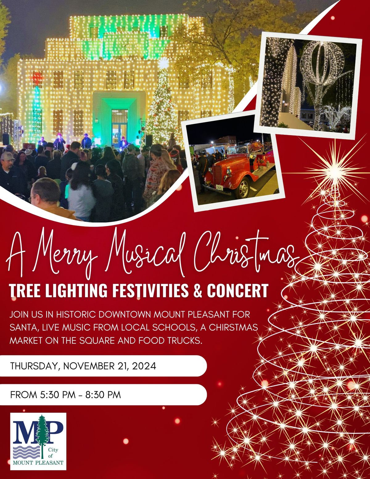 Tree Lighting Event & Concert on the Square