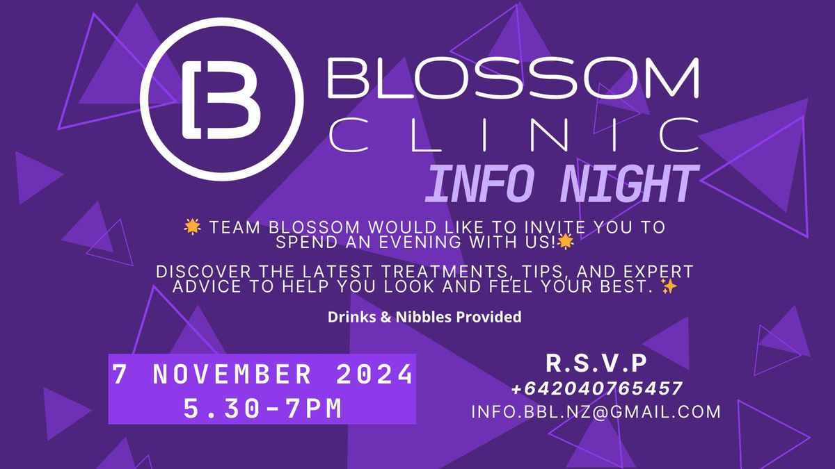 Blossom Clinic Info Night