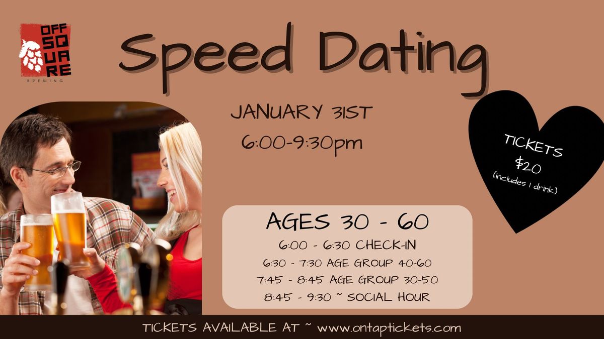 SPEED DATING at Off Square Brewing