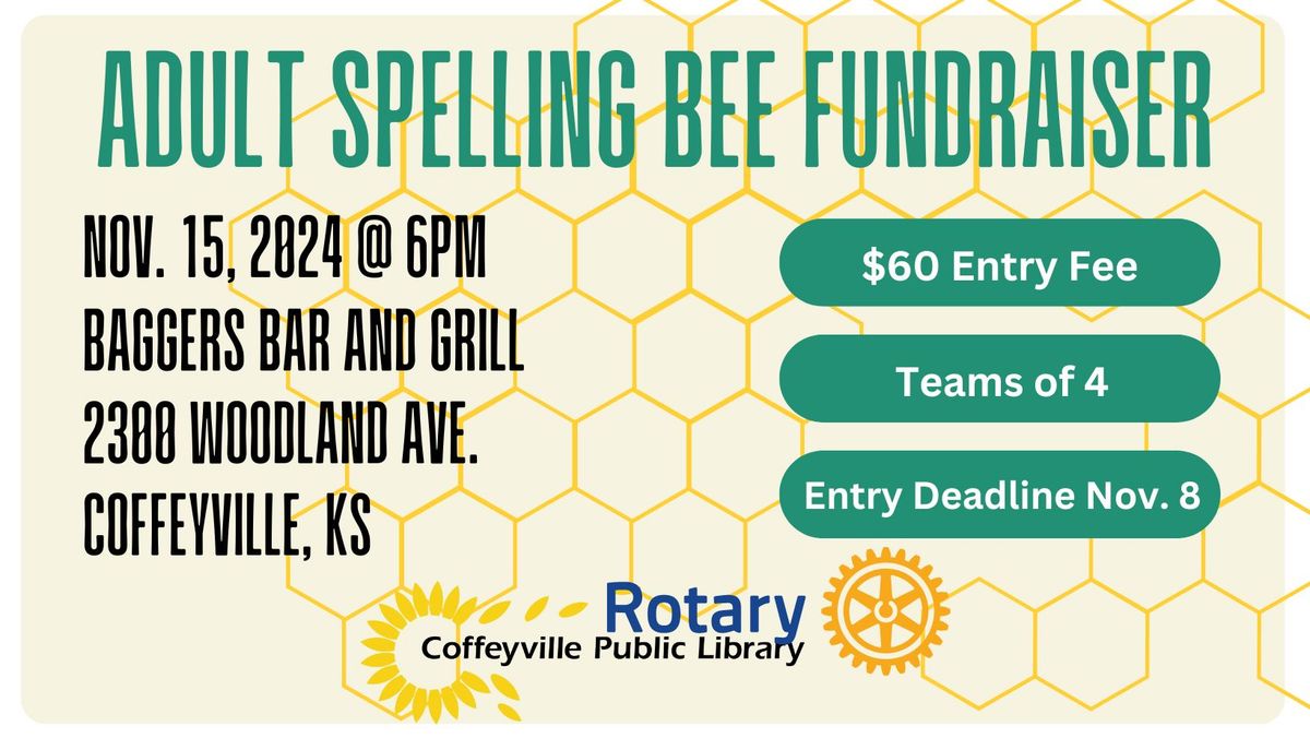 Adult Spelling Bee Fundraiser