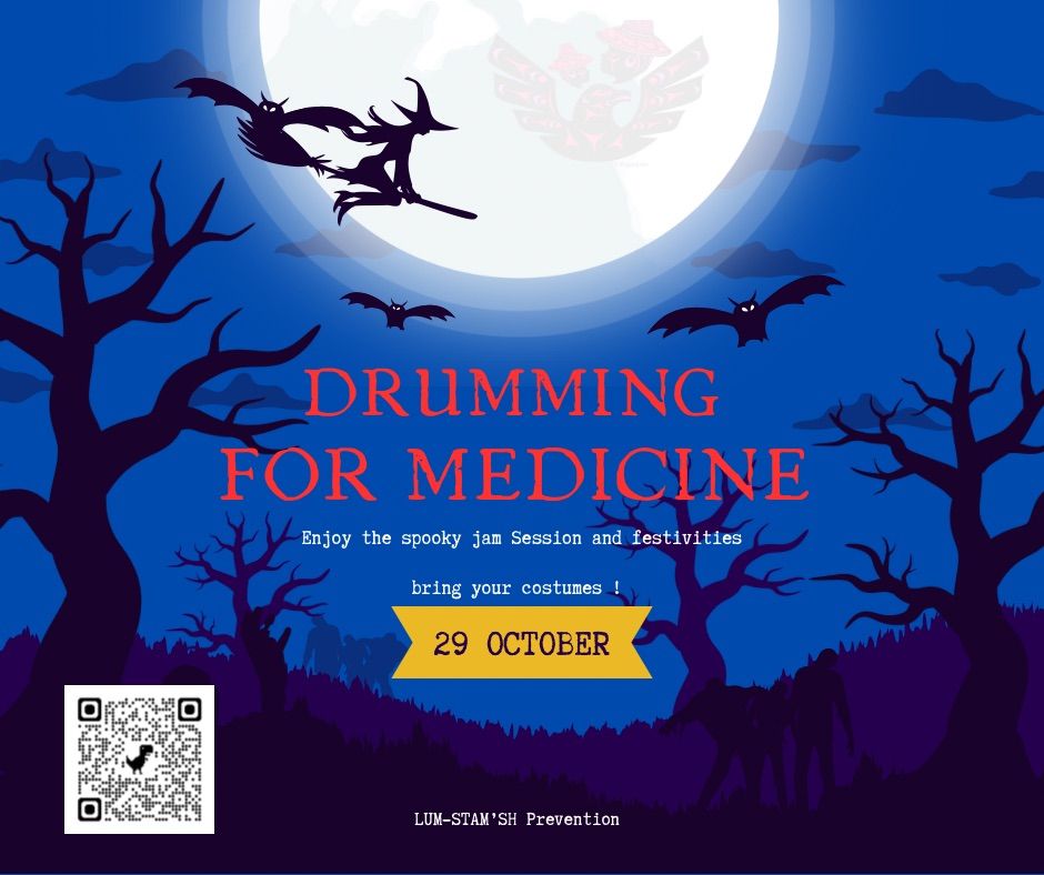 Halloween themed Drumming for Medicine