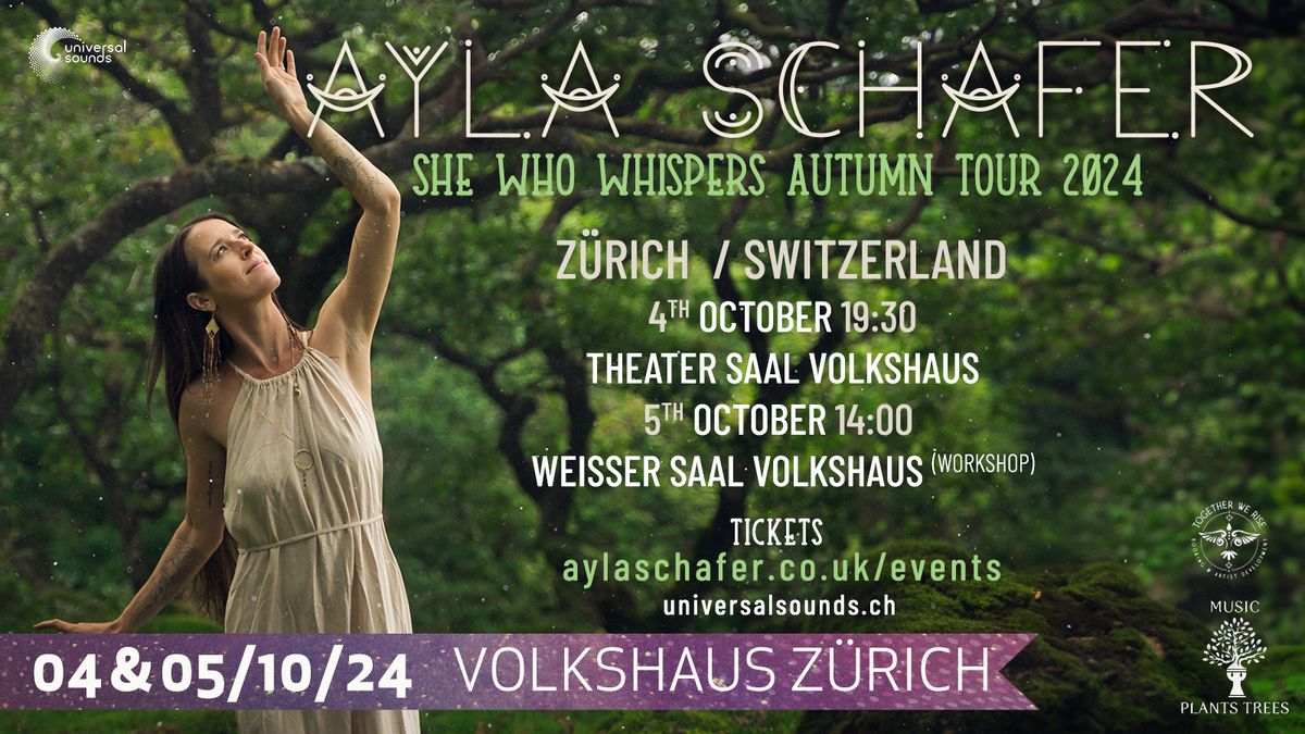 Ayla Schafer \u2022 She Who Whispers Tour \u2022 Z\u00fcrich 4.10.2024