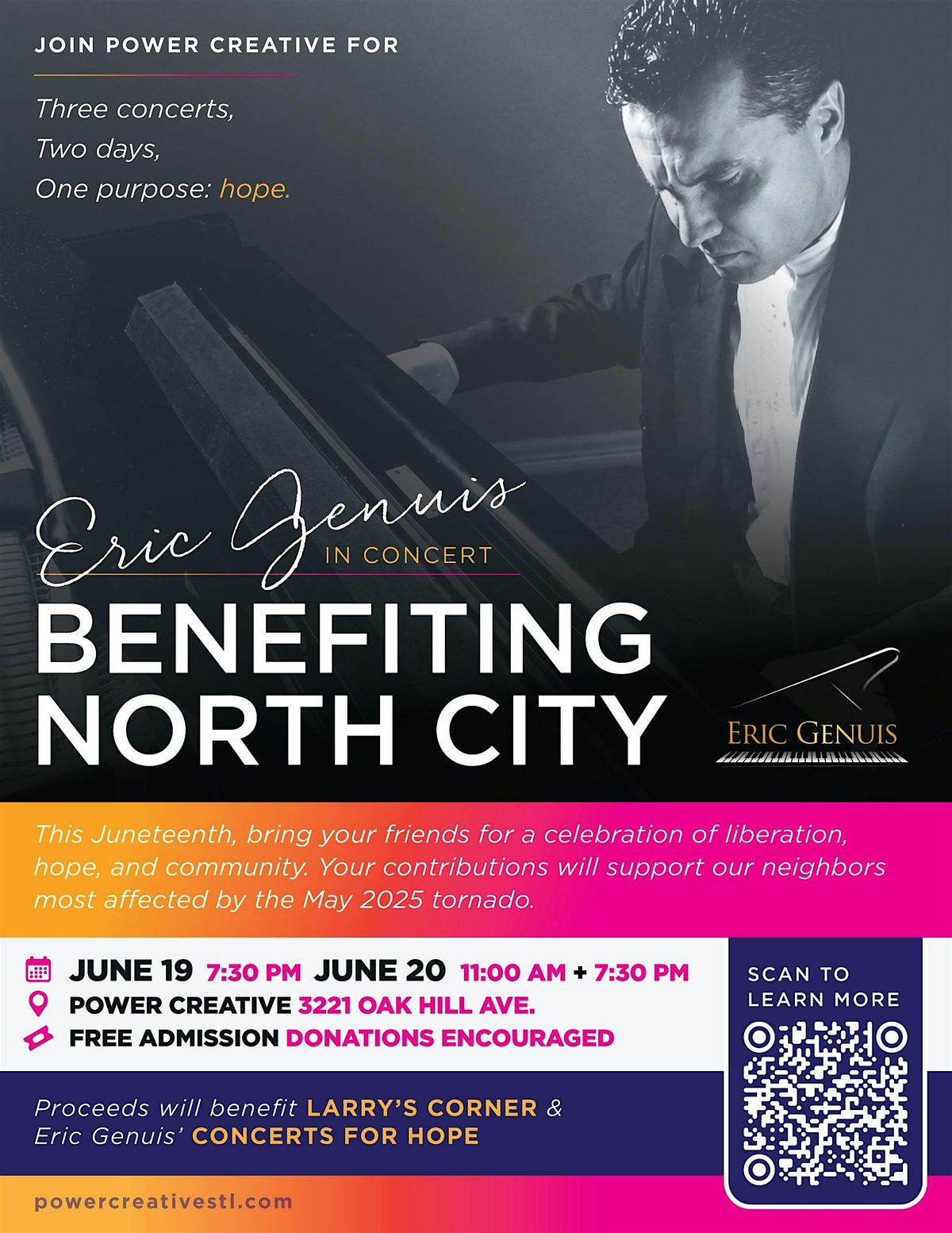 Friday Show - Eric Genuis in Concert: Benefitting North City