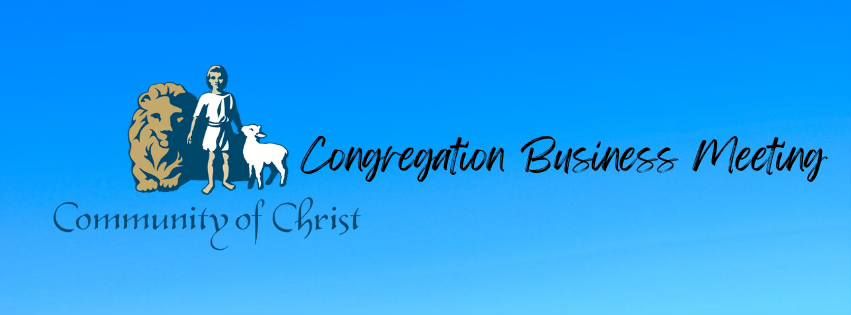 Congregation Business Meeting