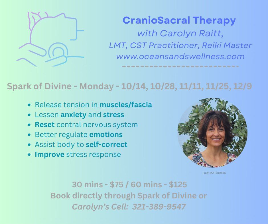 CranioSacral Therapy with Carolyn