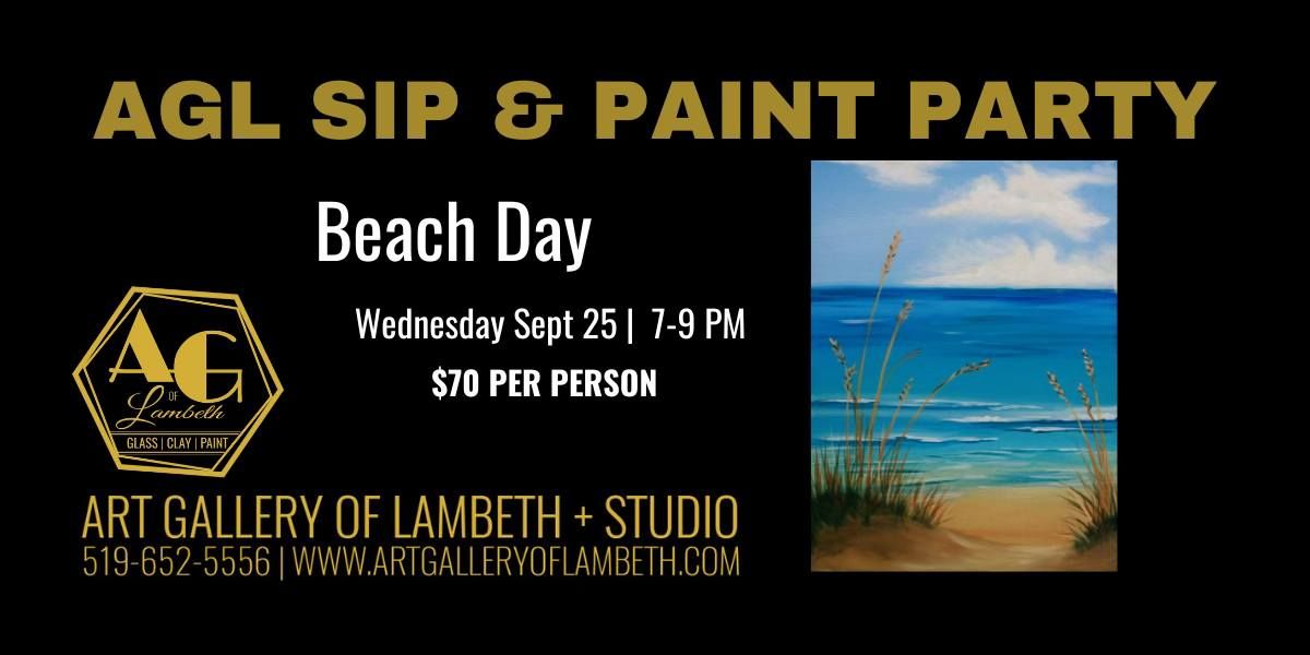 AGL Sip & Paint  - Beach Day