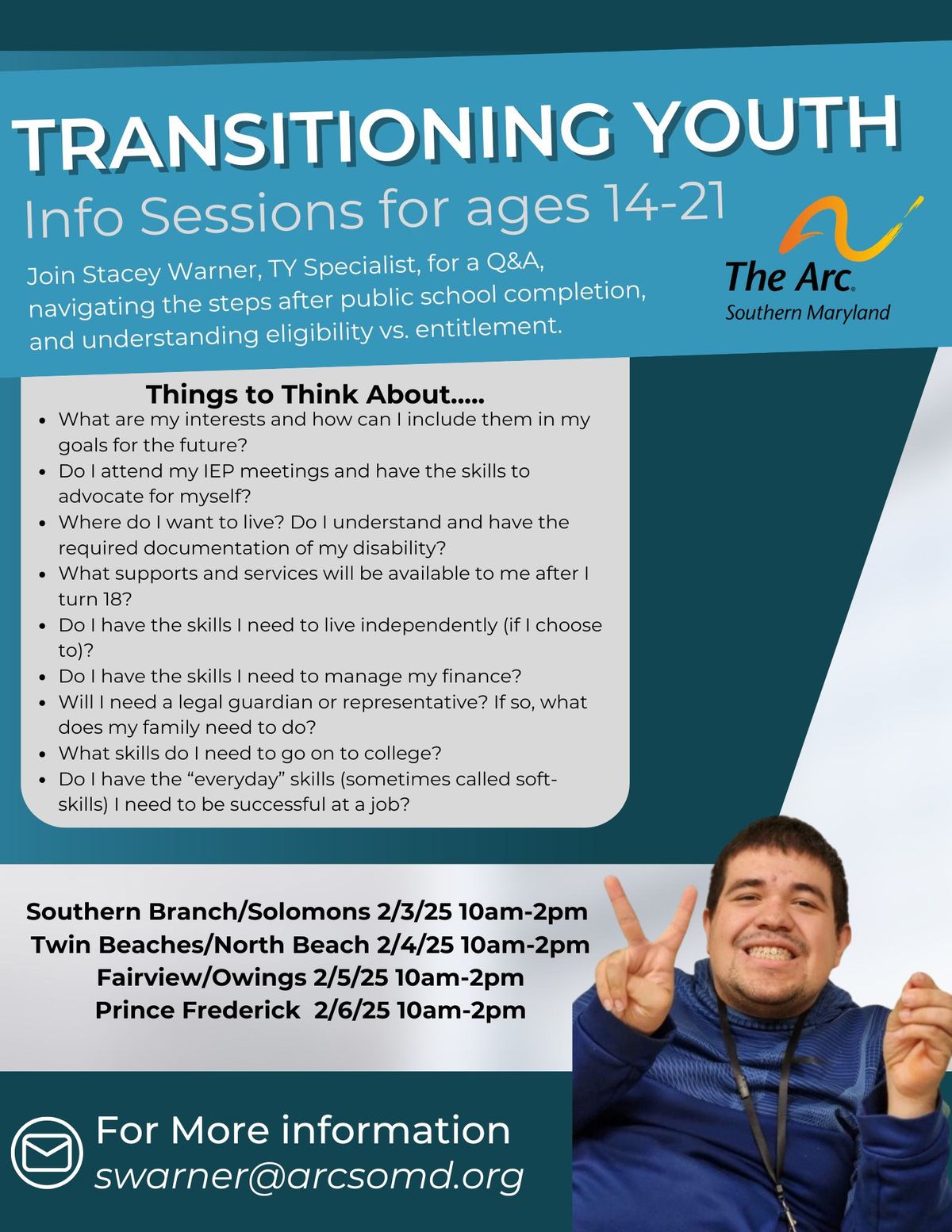 Transitioning Youth Info Session 