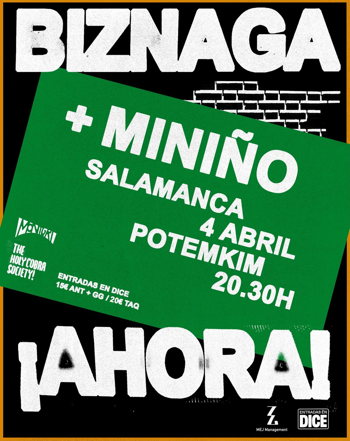 Biznaga + MINI\u00d1O en Salamanca | Sala Potemkim