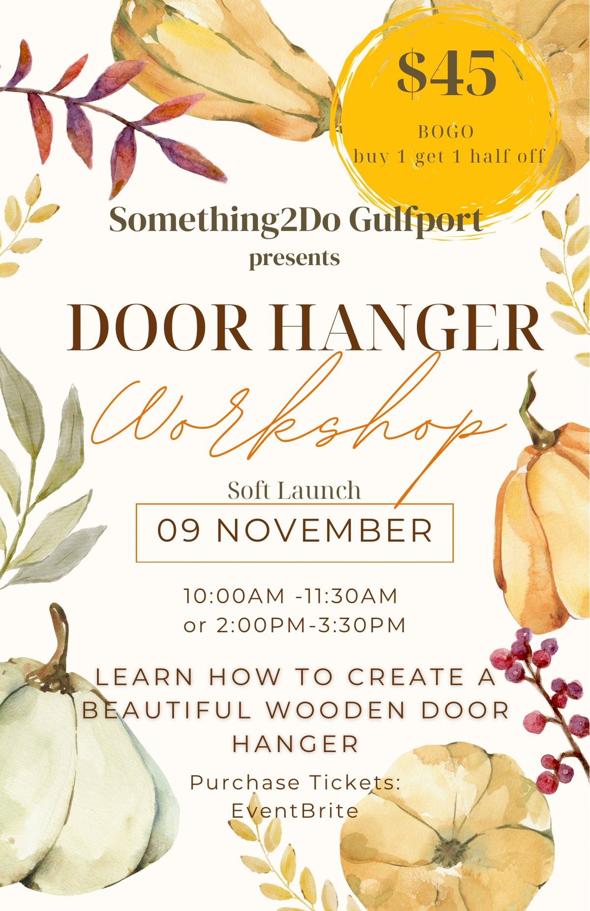 Door Hanger Workshop 