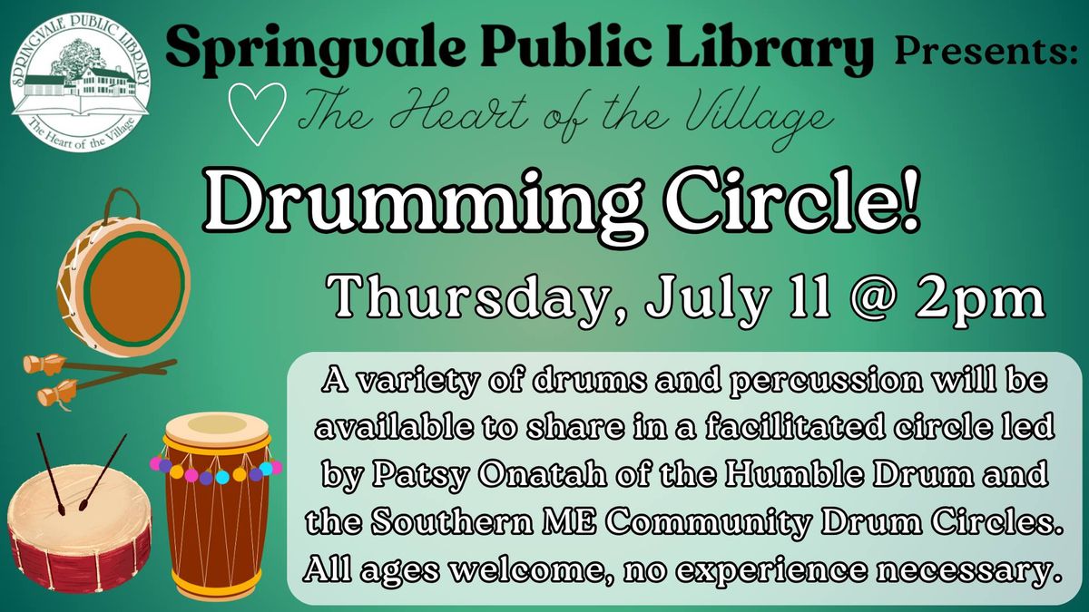 Springvale Library Presents: Drumming Circle!