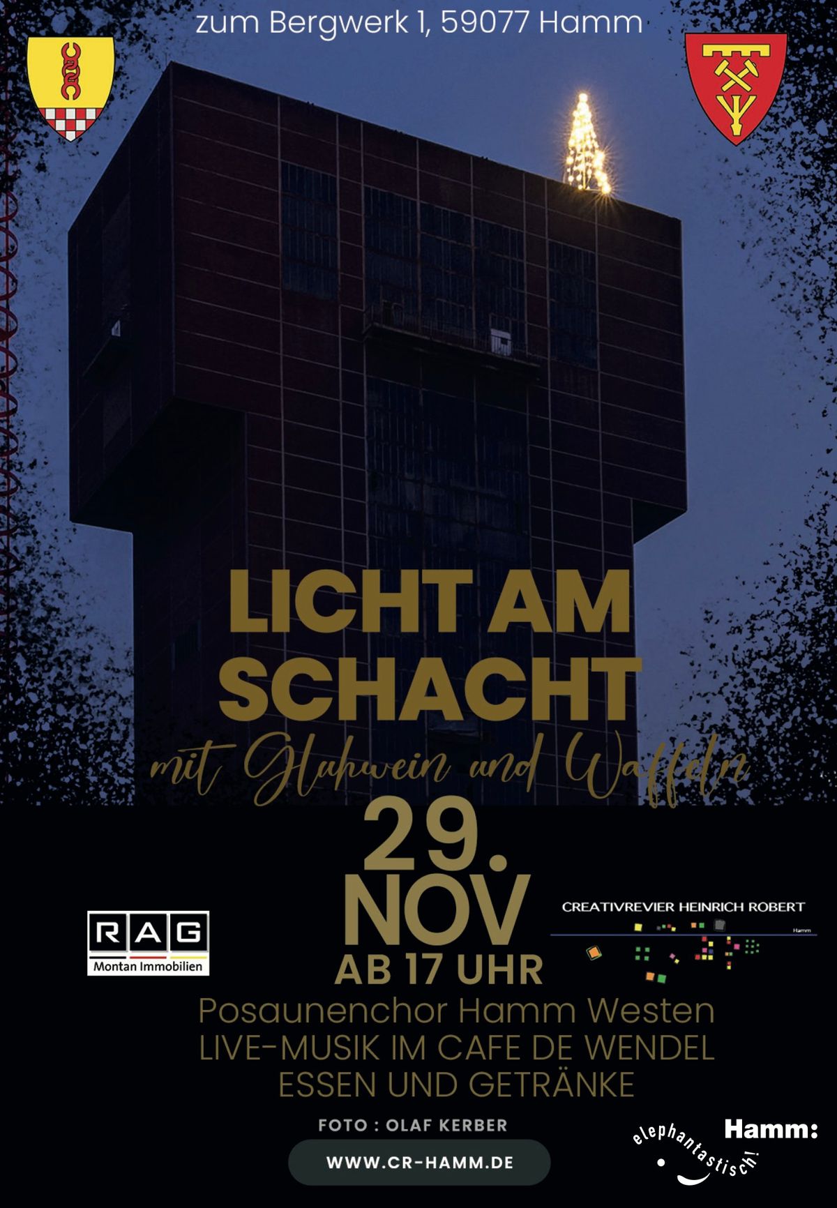 Licht am Schacht im CreativRevier Heinrich Robert Hamm