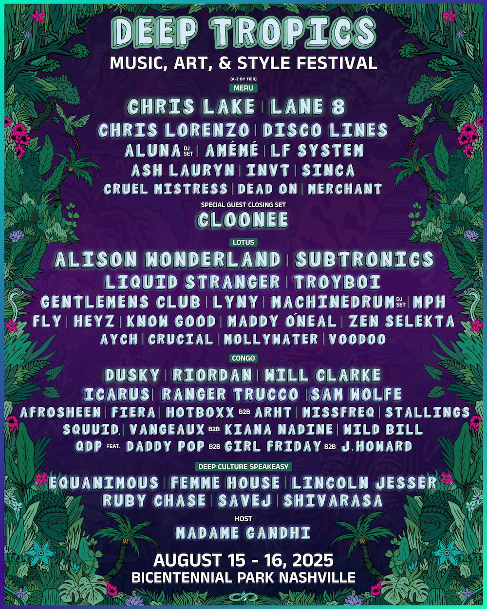 Deep Tropics Festival - 2 Day Pass at Bicentennial Capitol Mall State Park