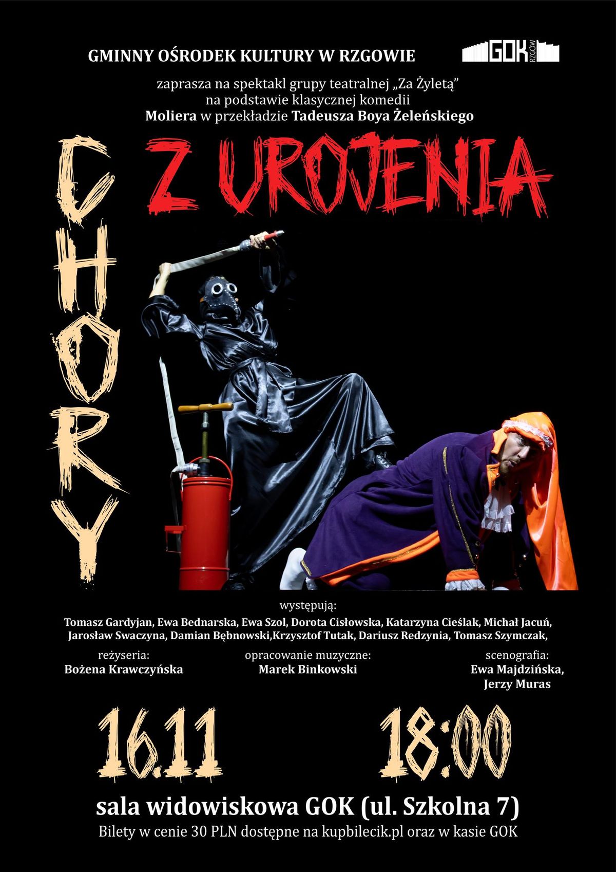 "Chory z urojenia"