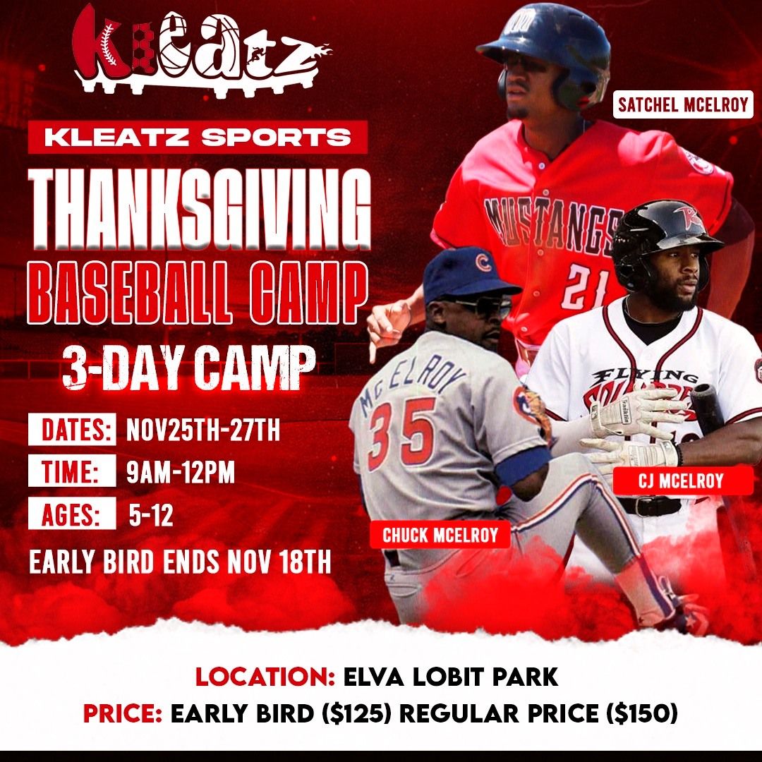 Kleatz Thanksgiving Baseball Camp