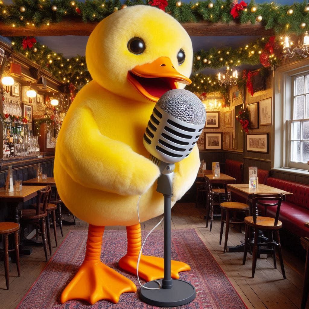 Here for the Quack Christmas Quacker