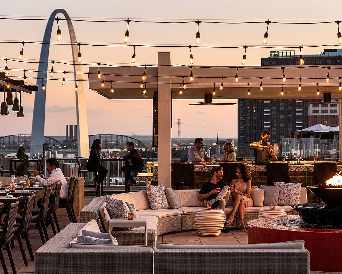 Sunset DJ Sessions at the Sky Terrace Rooftop Bar at Four Seasons Hotel St. Louis
