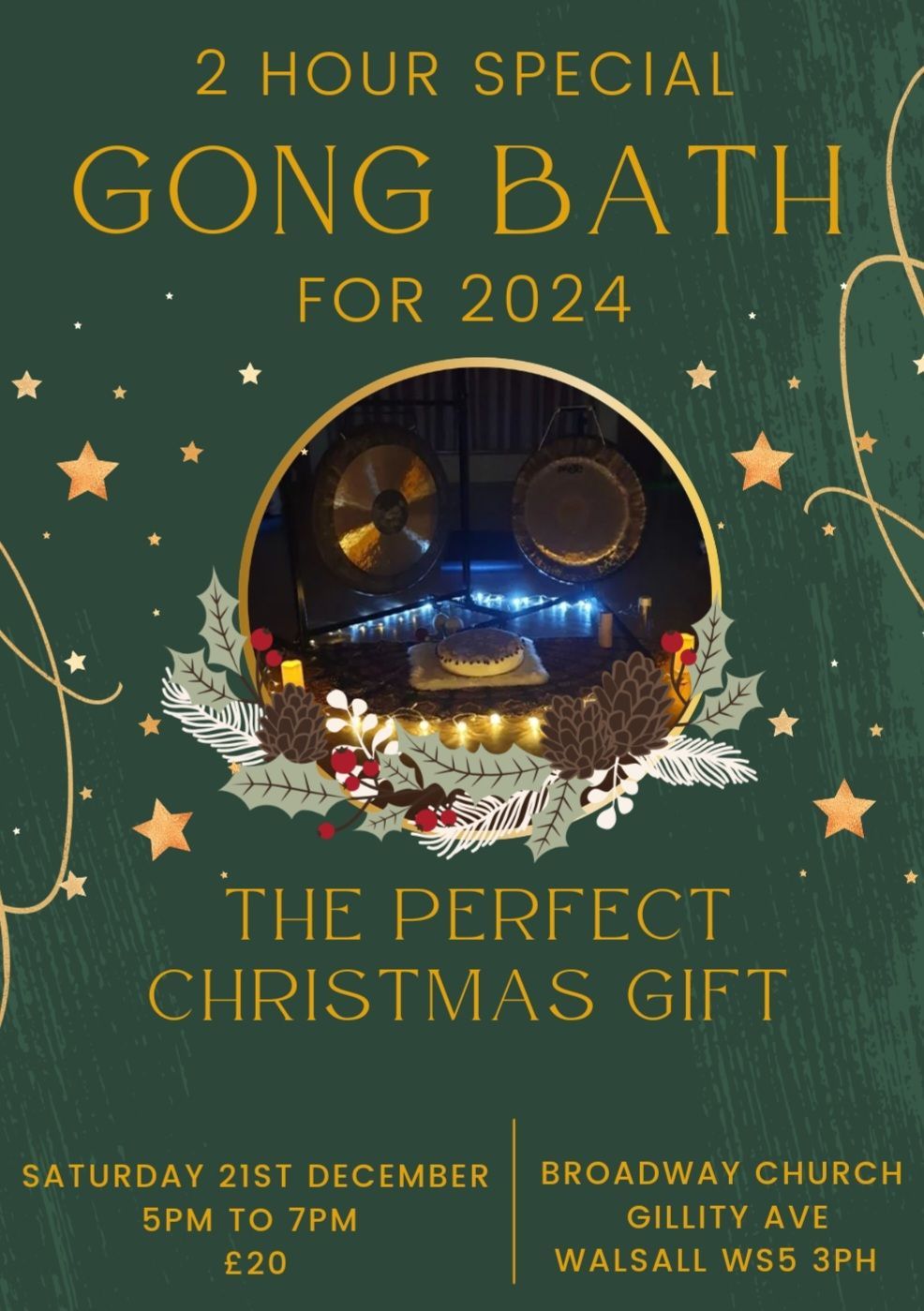 2 Hour Gong Bath Special \u00a320