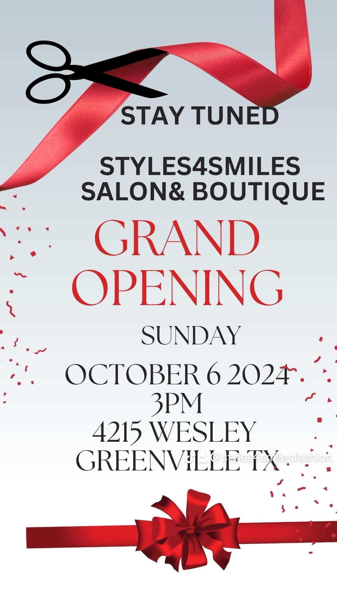 Styles4Smiles Salon & Boutique's Grand Opening