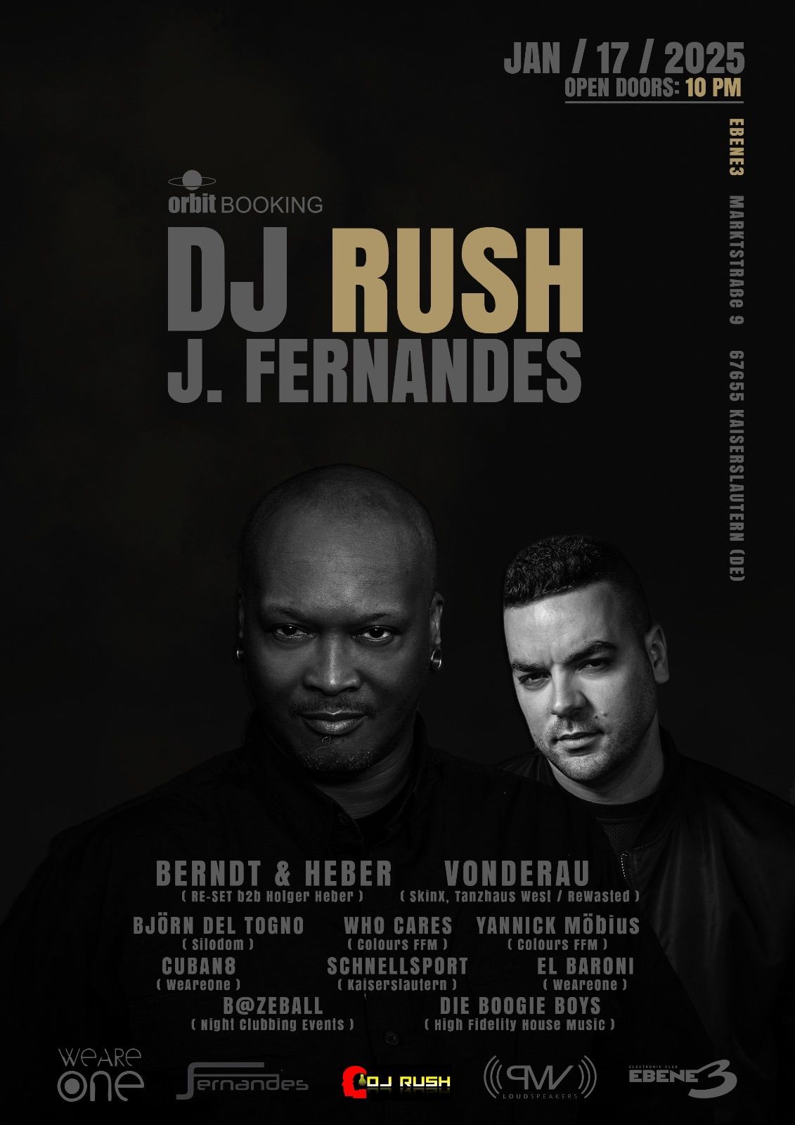 WeAreOne with DJ Rush & J Fernandes 