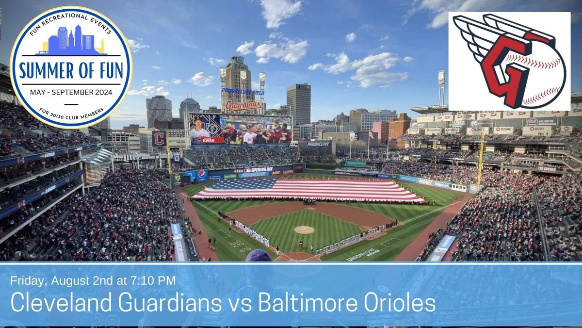 Cleveland Guardians vs. Baltimore Orioles