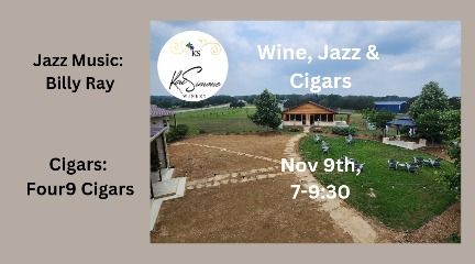 MUSIC UNDER THE STARS:  WINE, JAZZ & CIGARS