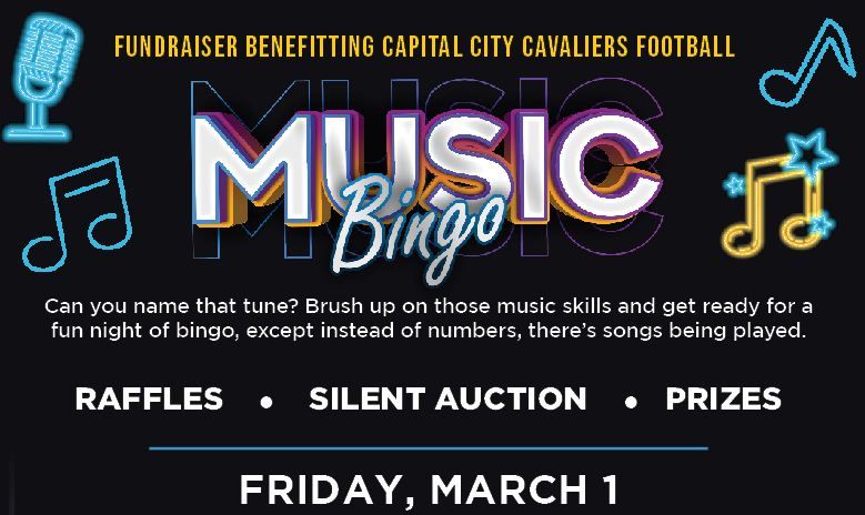 Capital City Football Music Bingo Fundraiser Event