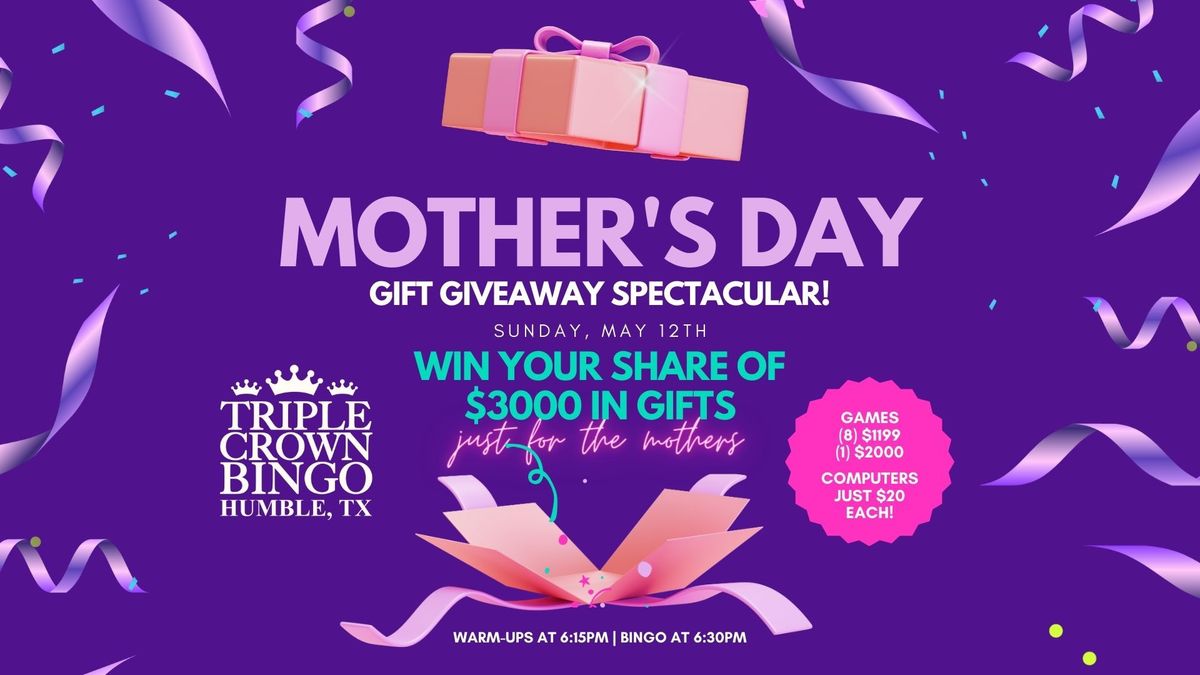 ?Mother\u2019s Day $3000 GIFT ? Giveaway Spectacular!