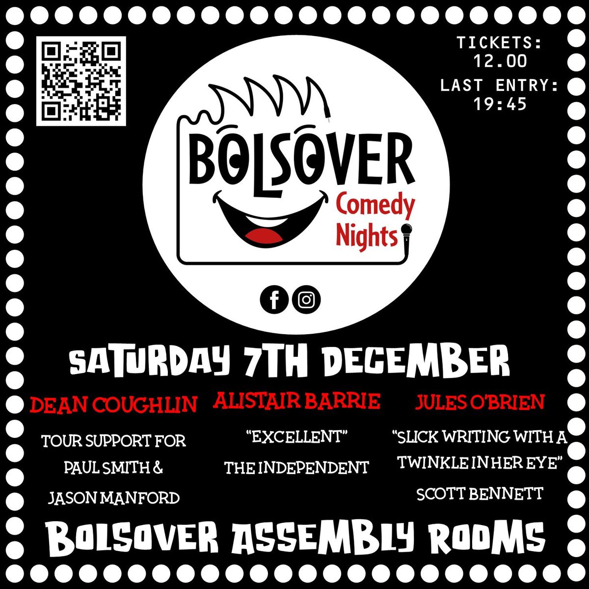 Bolsover Comedy Nights - Christmas Edition