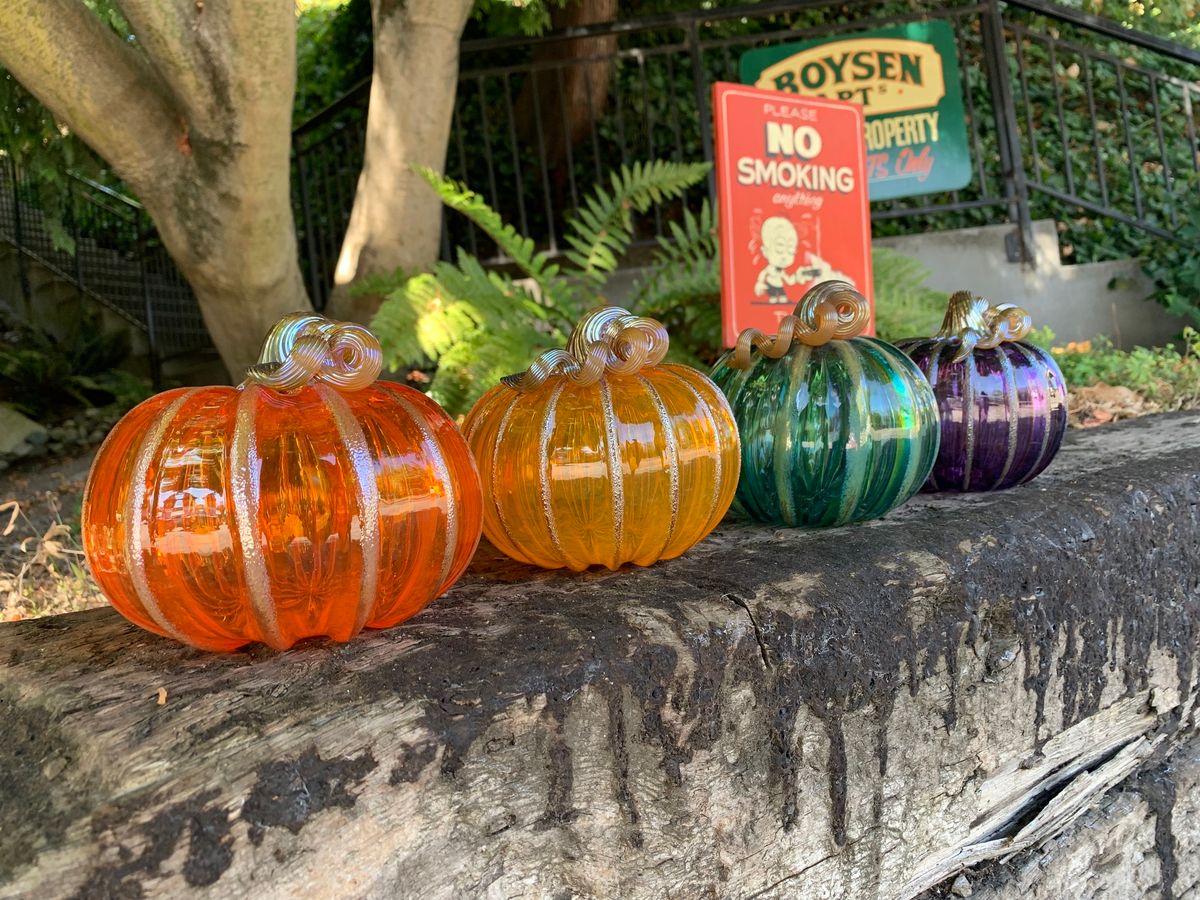 Art Glass Pumpkin Patch