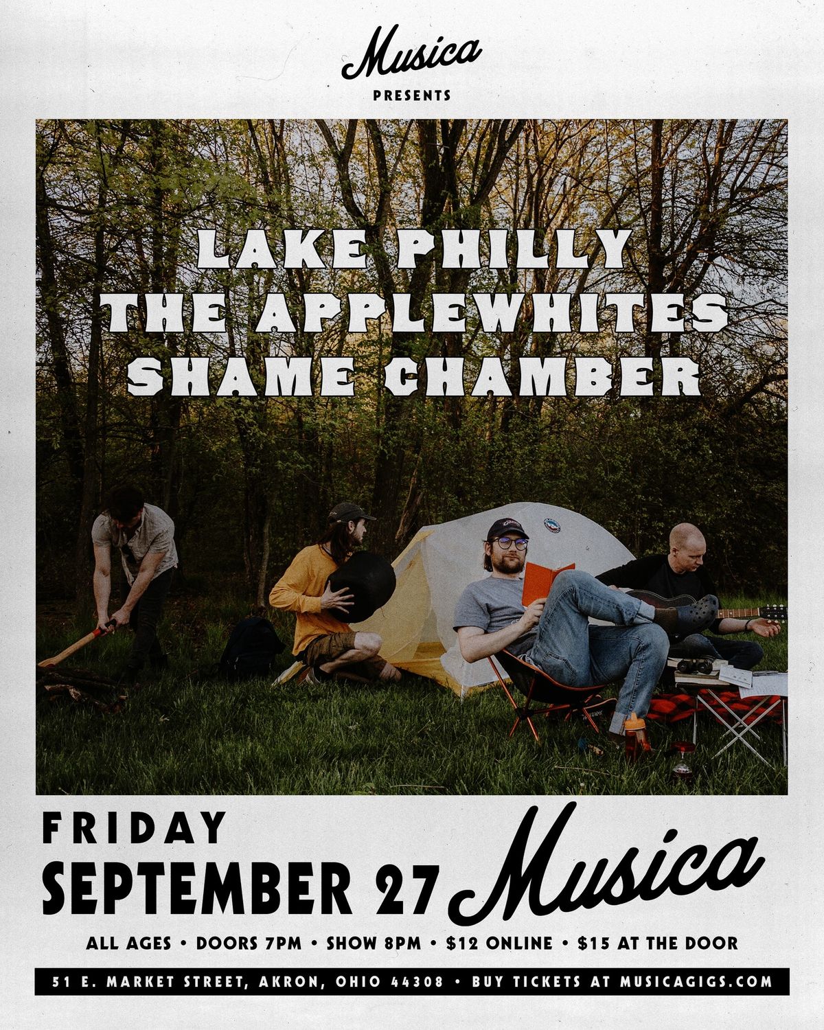 Lake Philly, The Applewhites & Shame Chamber at Musica