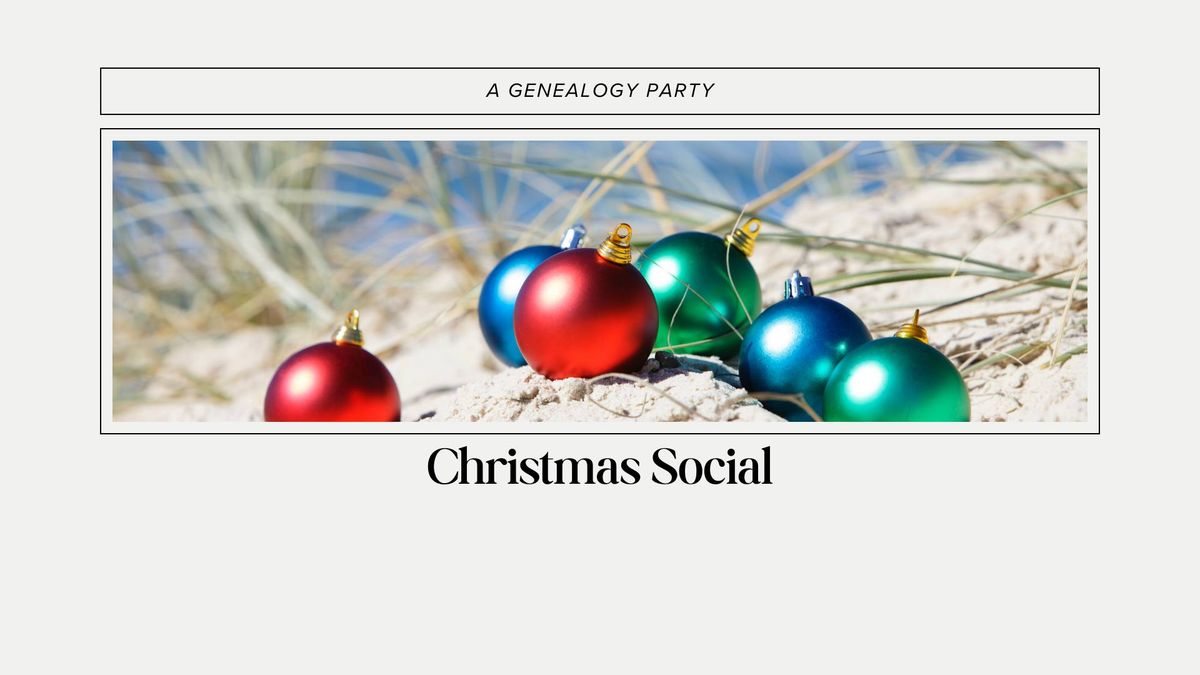 BCGS: Christmas Social