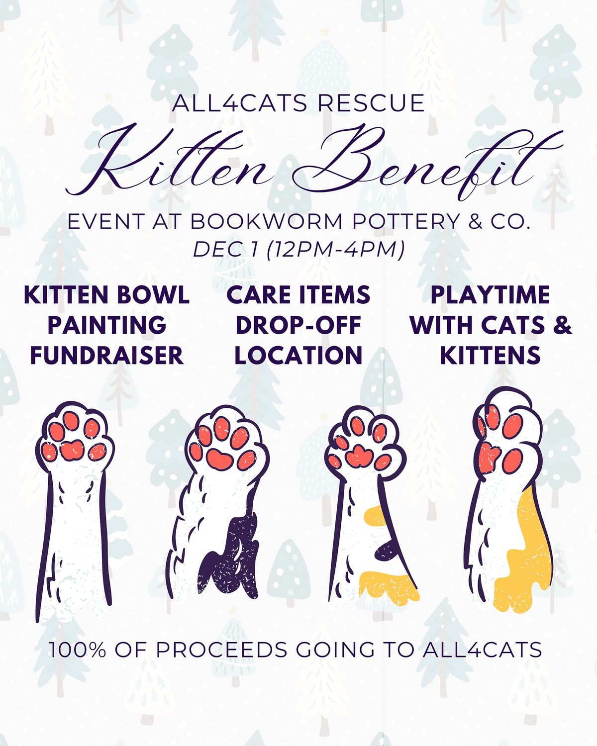 Pottery & Kittens Fundraiser