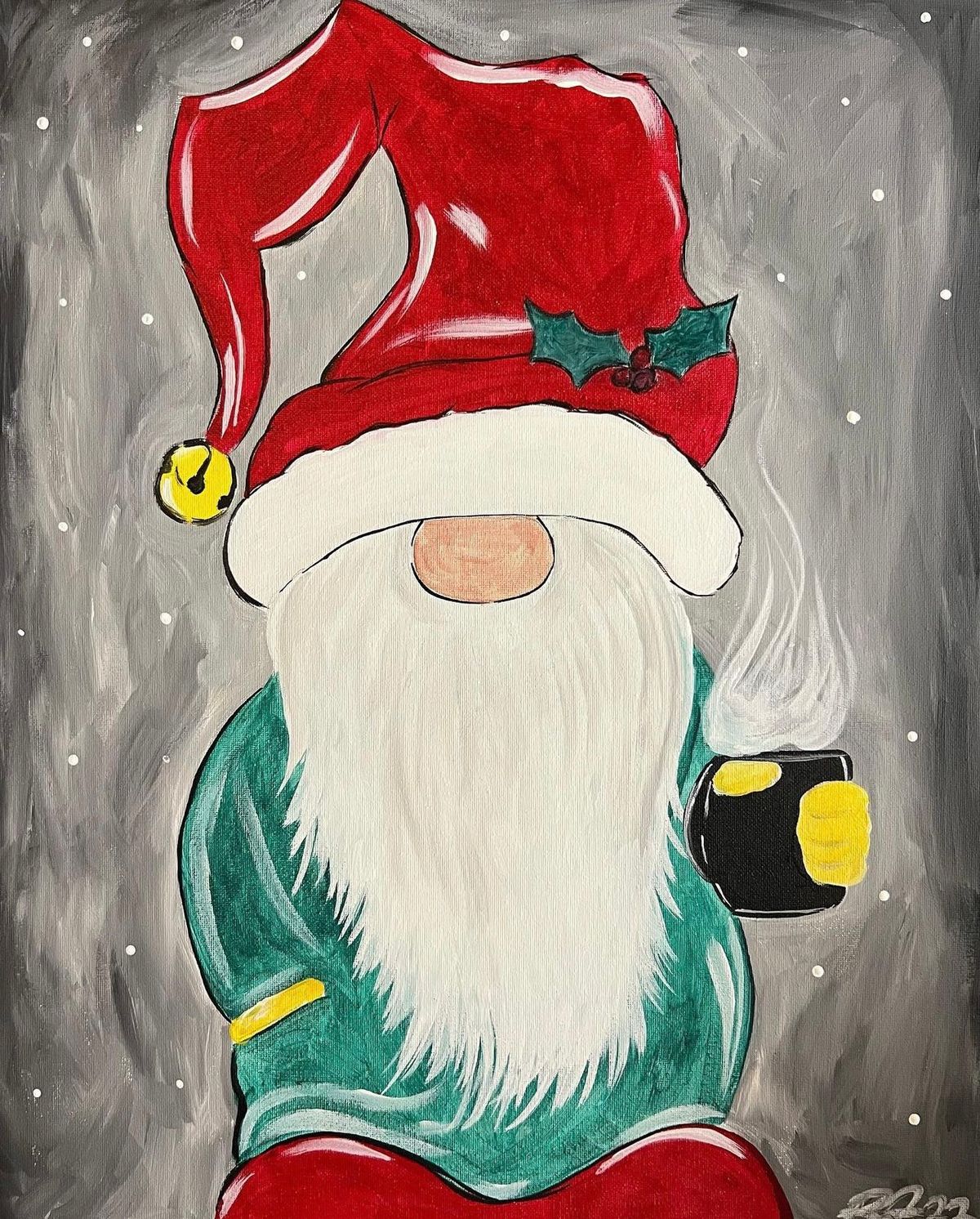 Let\u2019s Paint - Christmas Gnome  @ Ahi Fresh Wok & Jiuba - St George