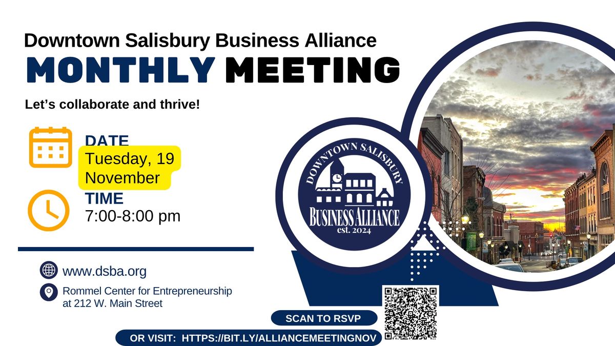 Monthly Meeting - DSBYBA - 7pm 11\/19 at Rommel Center