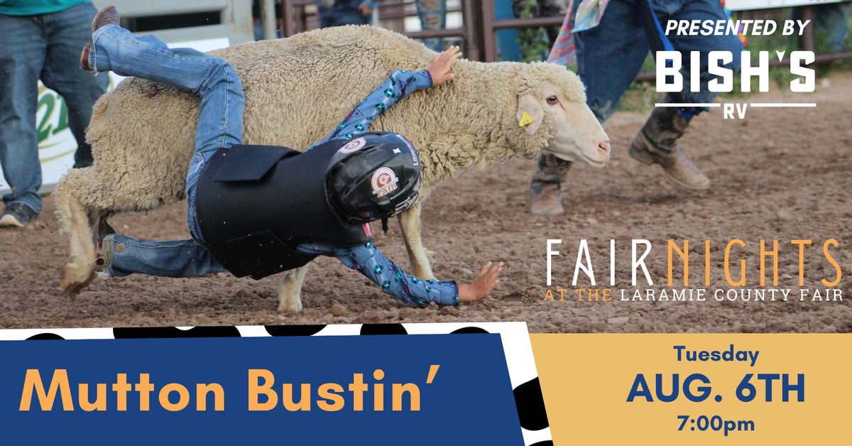 Mutton Bustin' at the Laramie County Fair