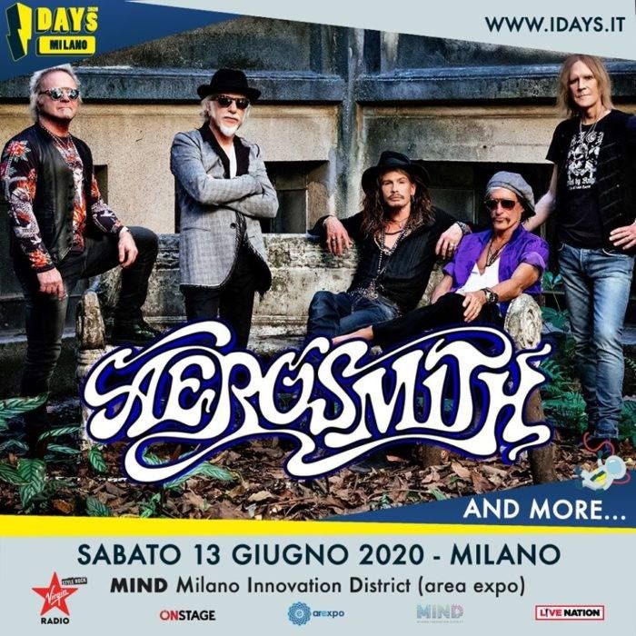 Aerosmith 10 giugno 2022 Milano, MIND Milano Innovation District