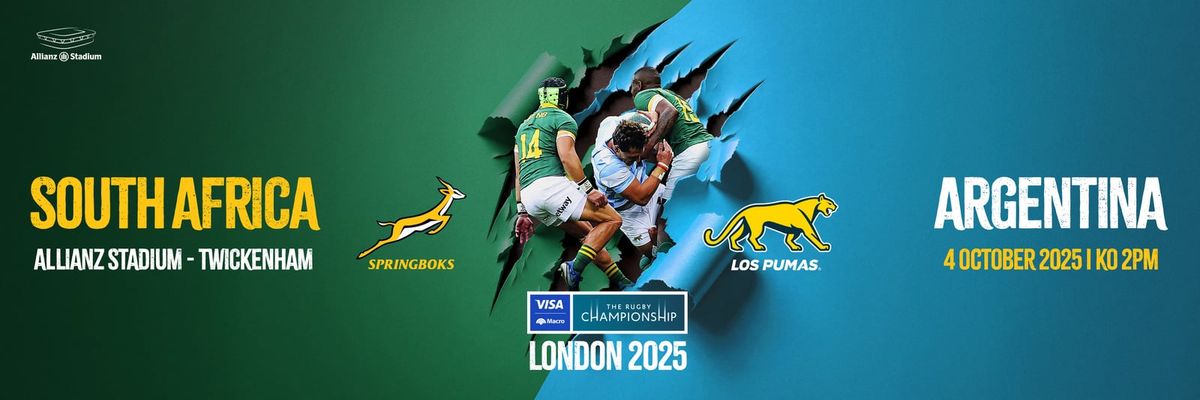 The Rugby Championship - Argentina V South Africa Tickets