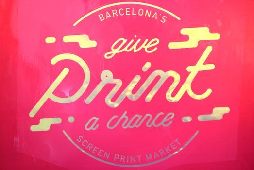 Give Print a Chance 2022. 7th Screen Print Market de Barcelona