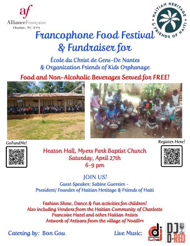 Francophone Food Festival and Fundraiser