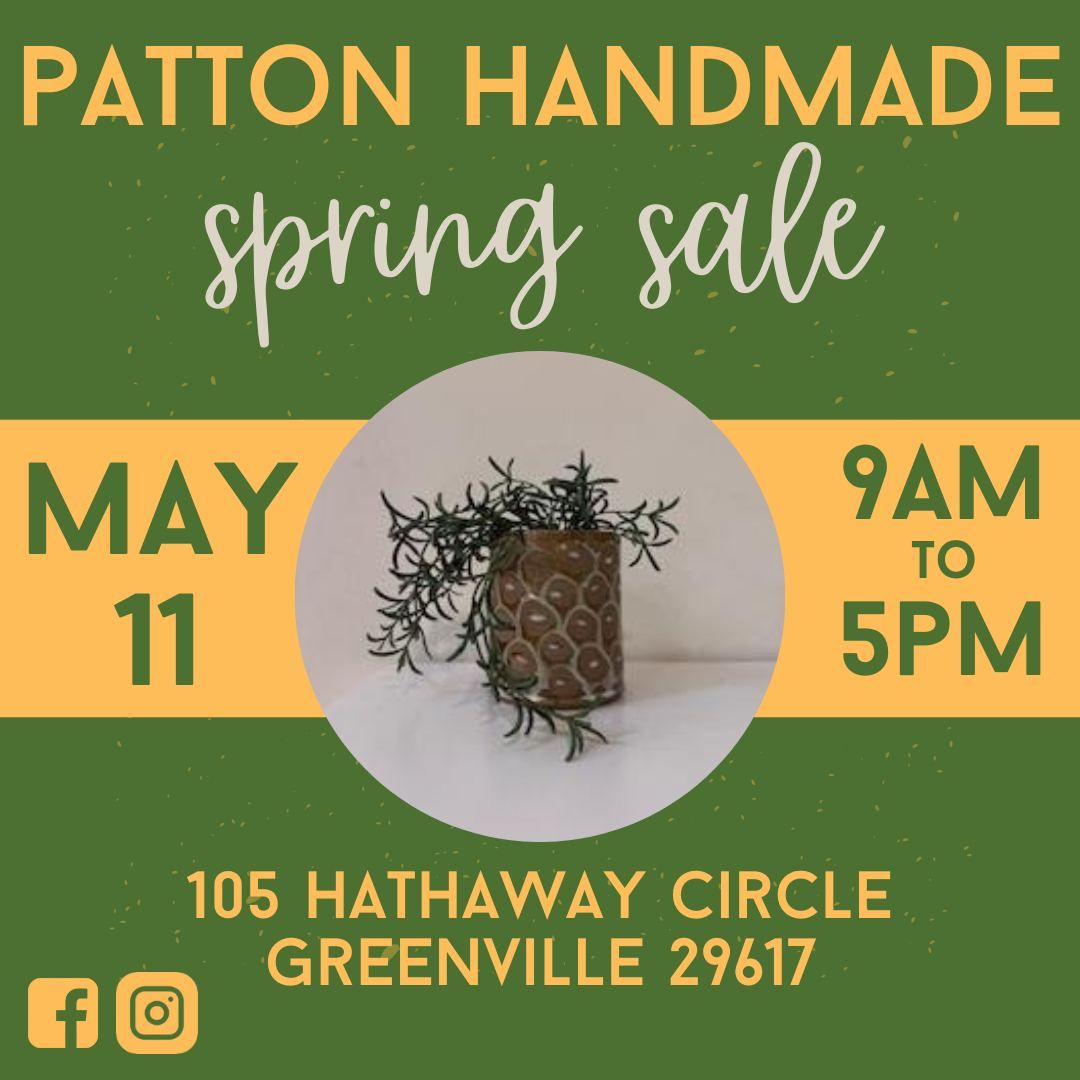 Patton Handmade Spring Pottery Sale