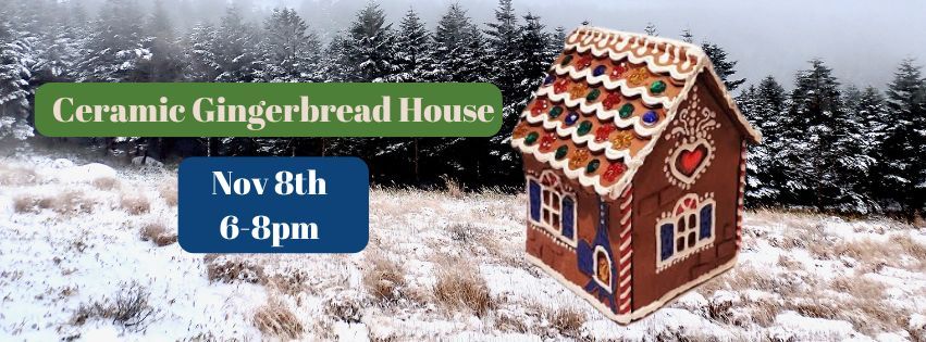 Ceramic Gingerbread House