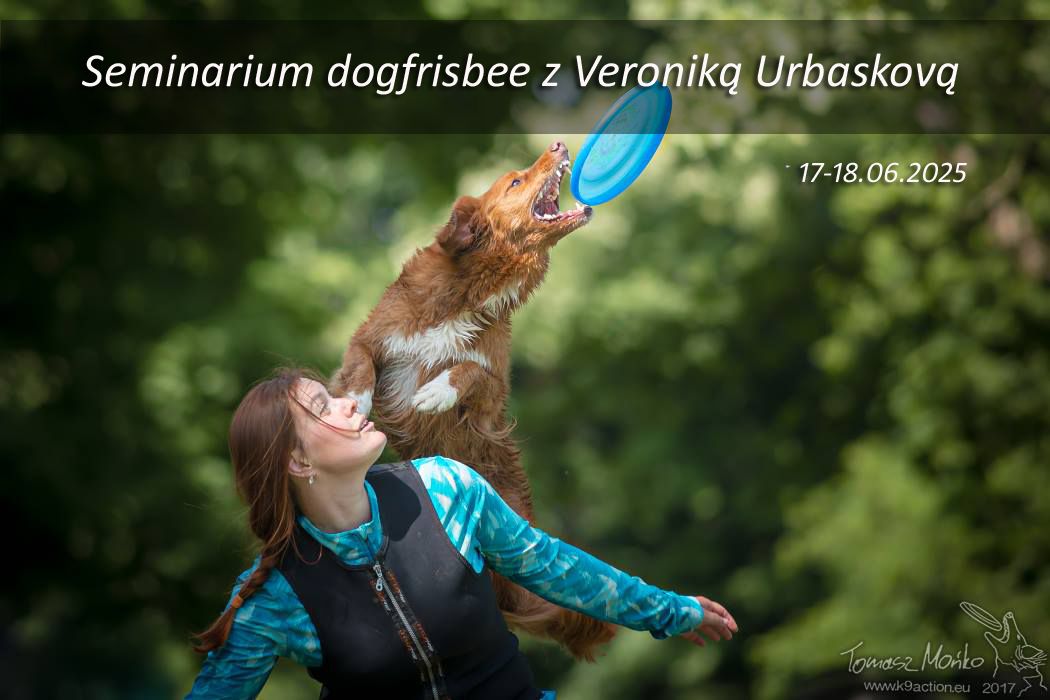 Seminarium dogfrisbee z Veronik\u0105 Urbaskov\u0105 : 17-18.06.2025 WROC\u0141AW 