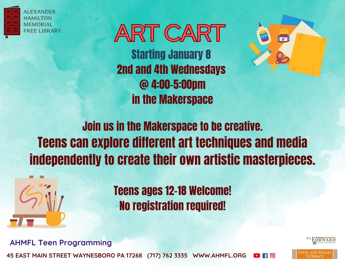 Art Cart - starts January 8