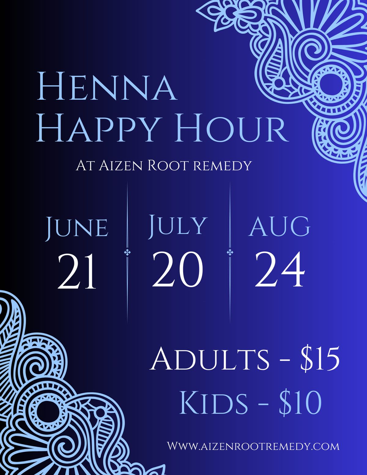 Henna Happy Hour - July