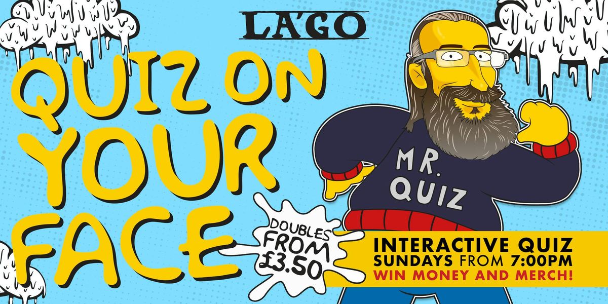 QUIZ ON YOUR FACE! Interactive Pub Quiz Night